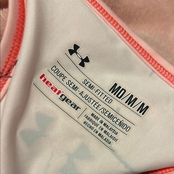 NWT Under Armour medium Pink Camo Tank Top  E - Picture 10 of 10